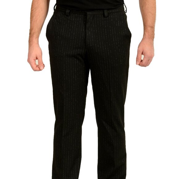 Hugo Boss Men's "Karl-Tom244X" Striped Dress Pants US 32R IT 48 - Picture 1 of 4